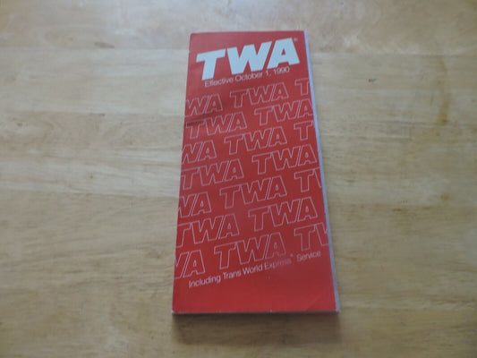 TWA Timeline Effective October 1, 1990