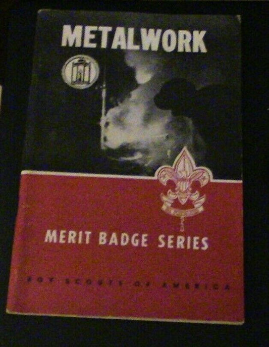 BSA-Merit Badge Series "Metalwork" 1952 Printing
