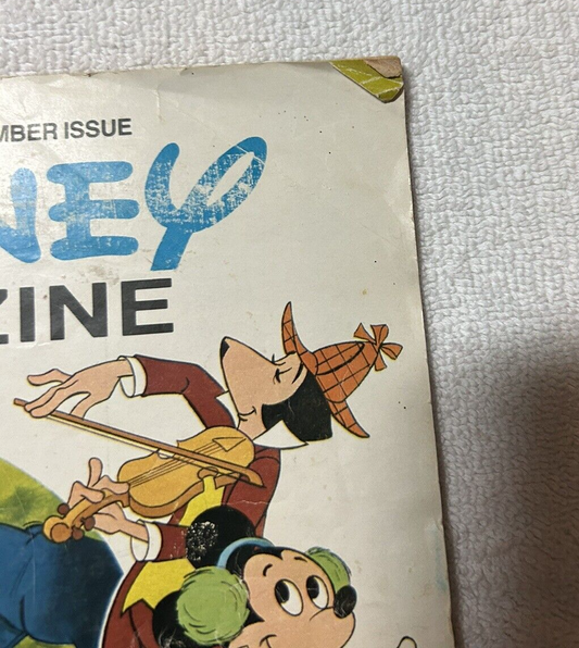 DISNEY MAGAZINE September Issue 1976 Mickey & the Sleuth, Bob Hope, Draw DonaldÂ 