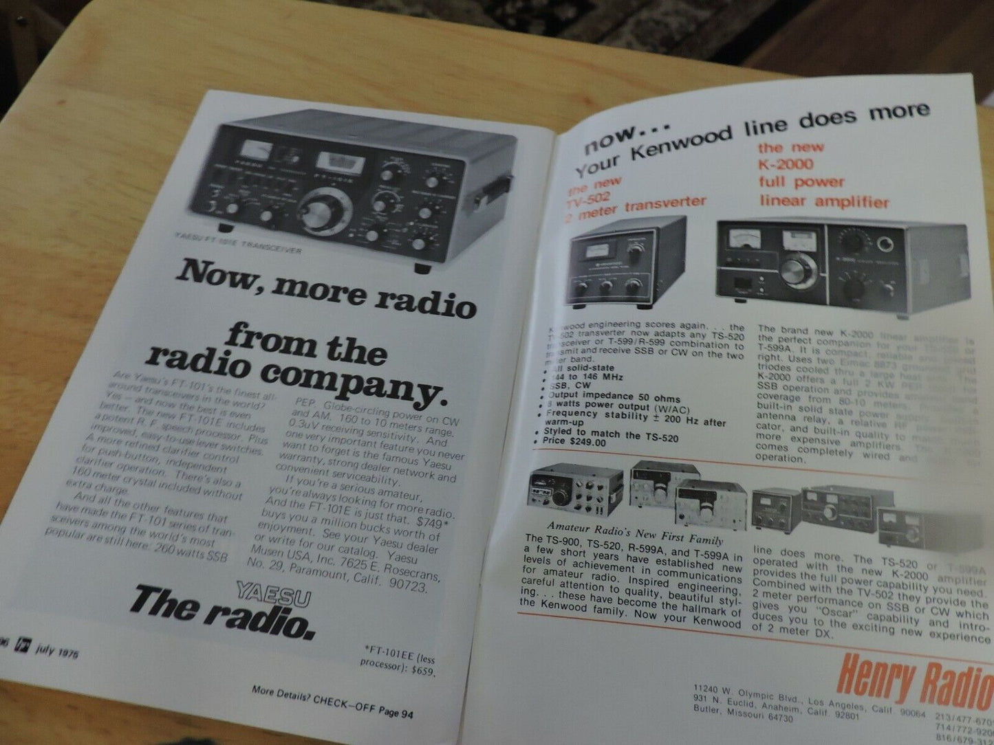 HAM RADIO MAGAZINE JULY 1975