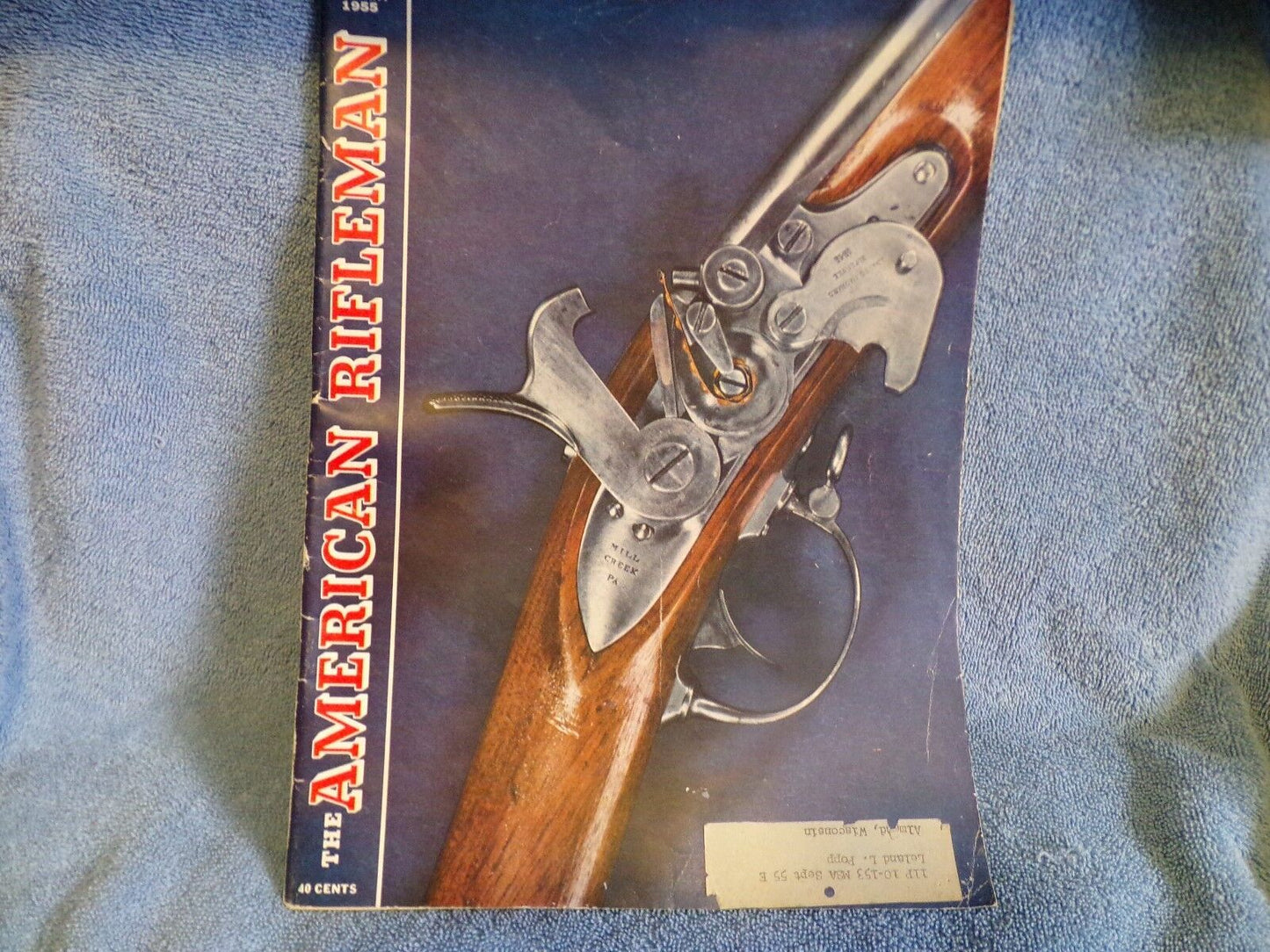 Vintage AMERICAN RIFLEMAN Magazine, JANUARY 1955, Very good condition