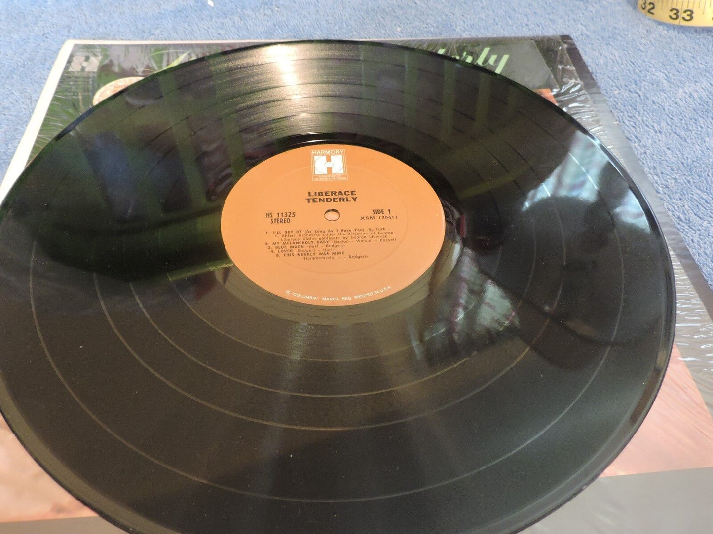 Liberace " Tenderly" Album 331/3