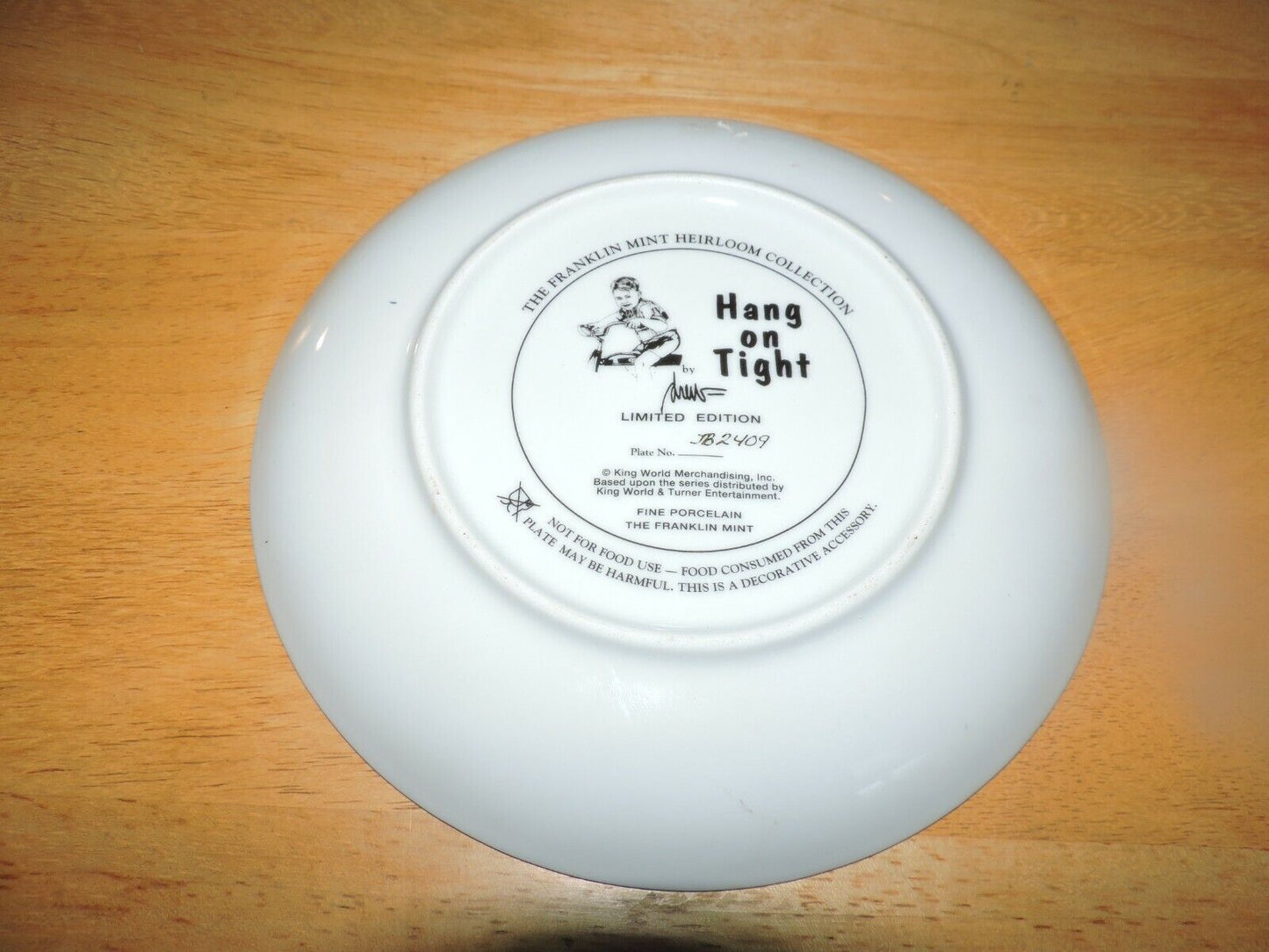THE FRANKLIN MINT HERLOOM COLECTION:  "HANG ON TIGHT" SPANKY AND DARLA  # JB2409