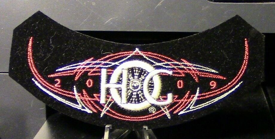 HOG 2009 Patch: Harley Davidson Owners Group Vest Patch (6" Long)