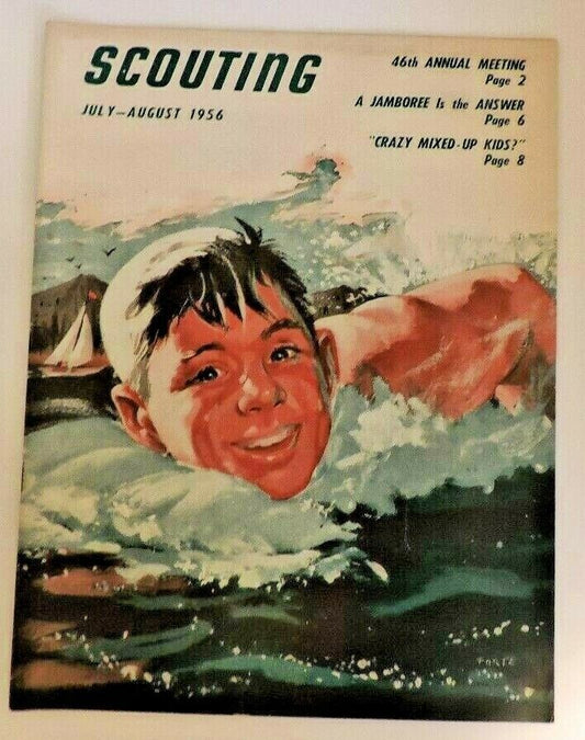 Scouting Magazine July-August 1956 (46th Annual Meeting)