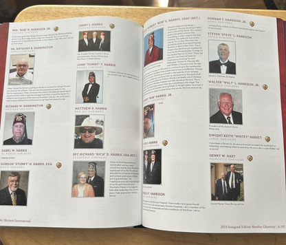 2018 Inaugural Edition Shriners International! Large Hardback Book!