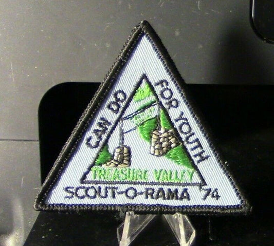 BSA Patches: Scout-O-Rama 1974 Patch (Can Do For Youth)