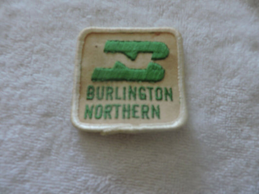 BURLINGTON NORTHERN RAILROAD PATCH (2.5 INCH SQUARE)