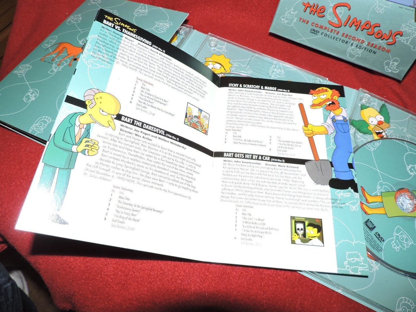 The Simpsons - The Complete Second Season (DVD, 2002, 4-Disc Set)