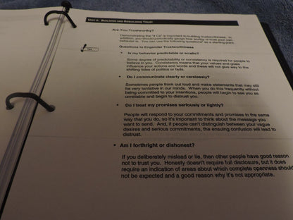 FEMA Course: "Leadership and Influence" Guidebook"
