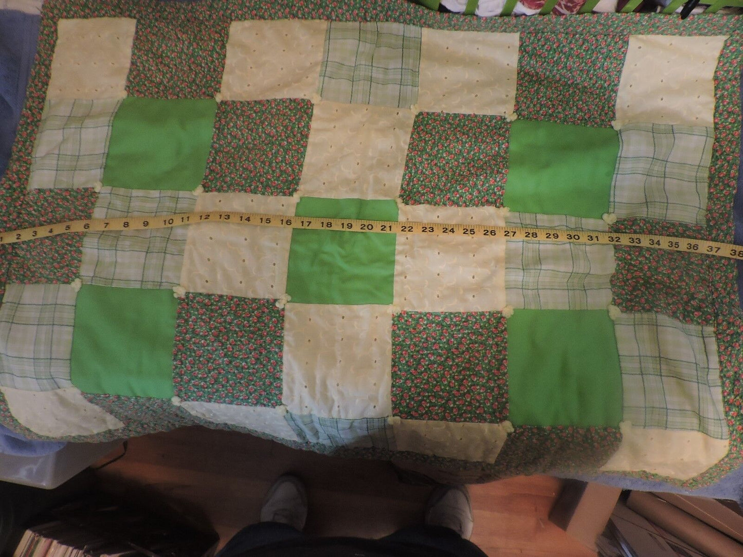 HAND MADE LAP OR BABY QUILT