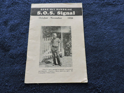 Set of 2: Radio Periodical, "S.O.S. Signal" Booklets Aug-November 1956