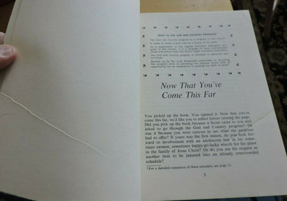 GOD AND COUNTRY COUNSELOR'S MANUAL 1970