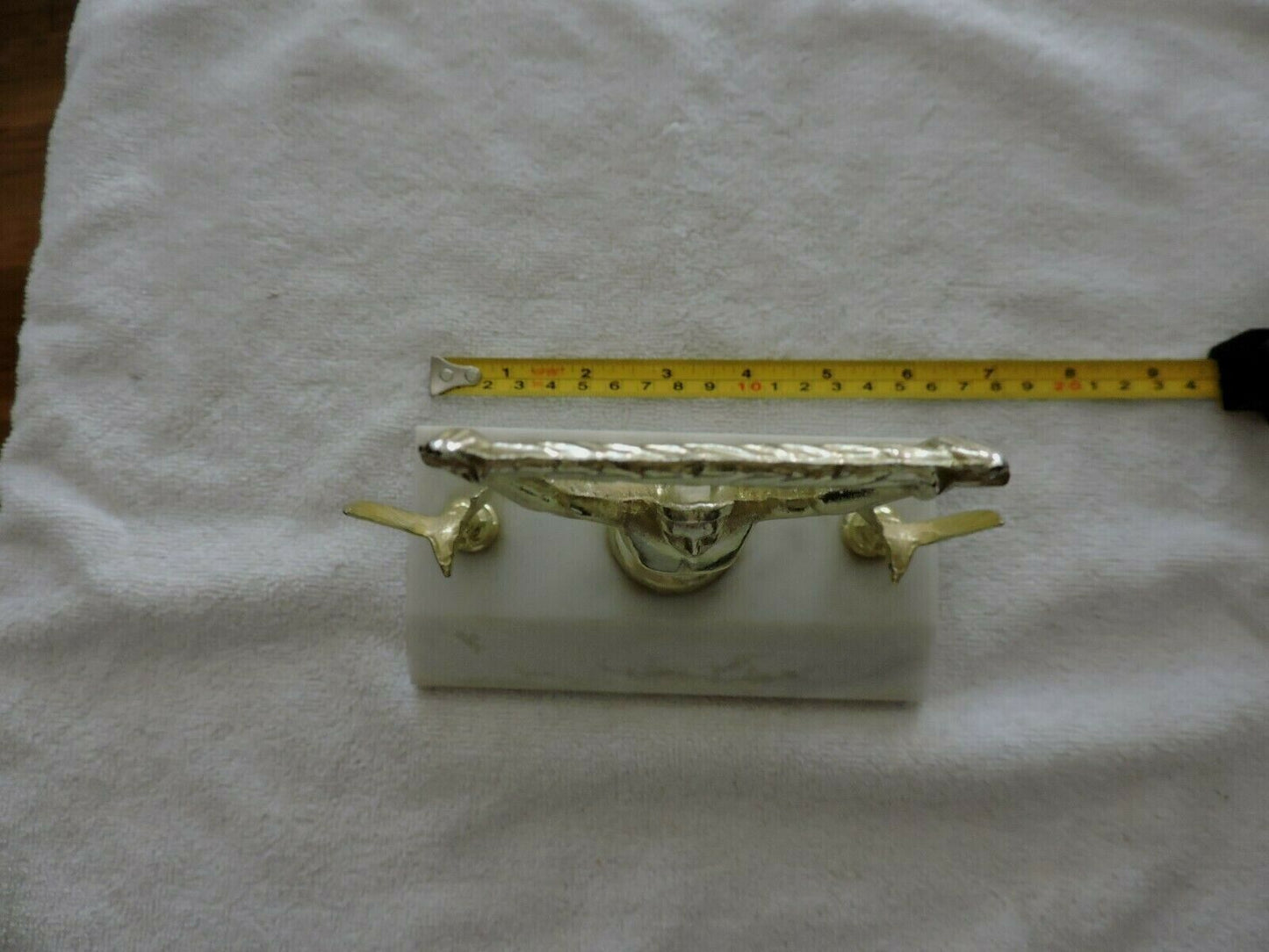 TROPHY--READY FOR A NEW NAME PLATE 7.5X6X3 INCHES