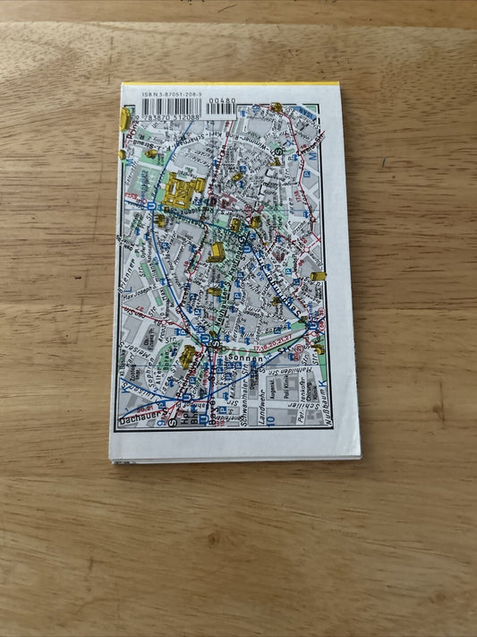 Kompass-Cityplan Munchen Map  1997-1998