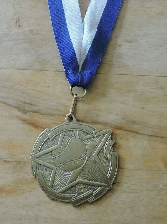 Generic Baseball Medal And Ribbon Ready To Wear