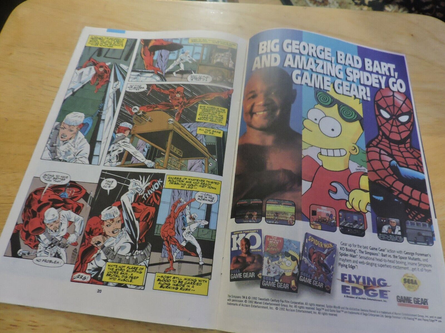 MARVEL DAREDEVIL: THE MAN WITHOUT FEAR, IN CRITICAL CONDITION #306 JUL 1992