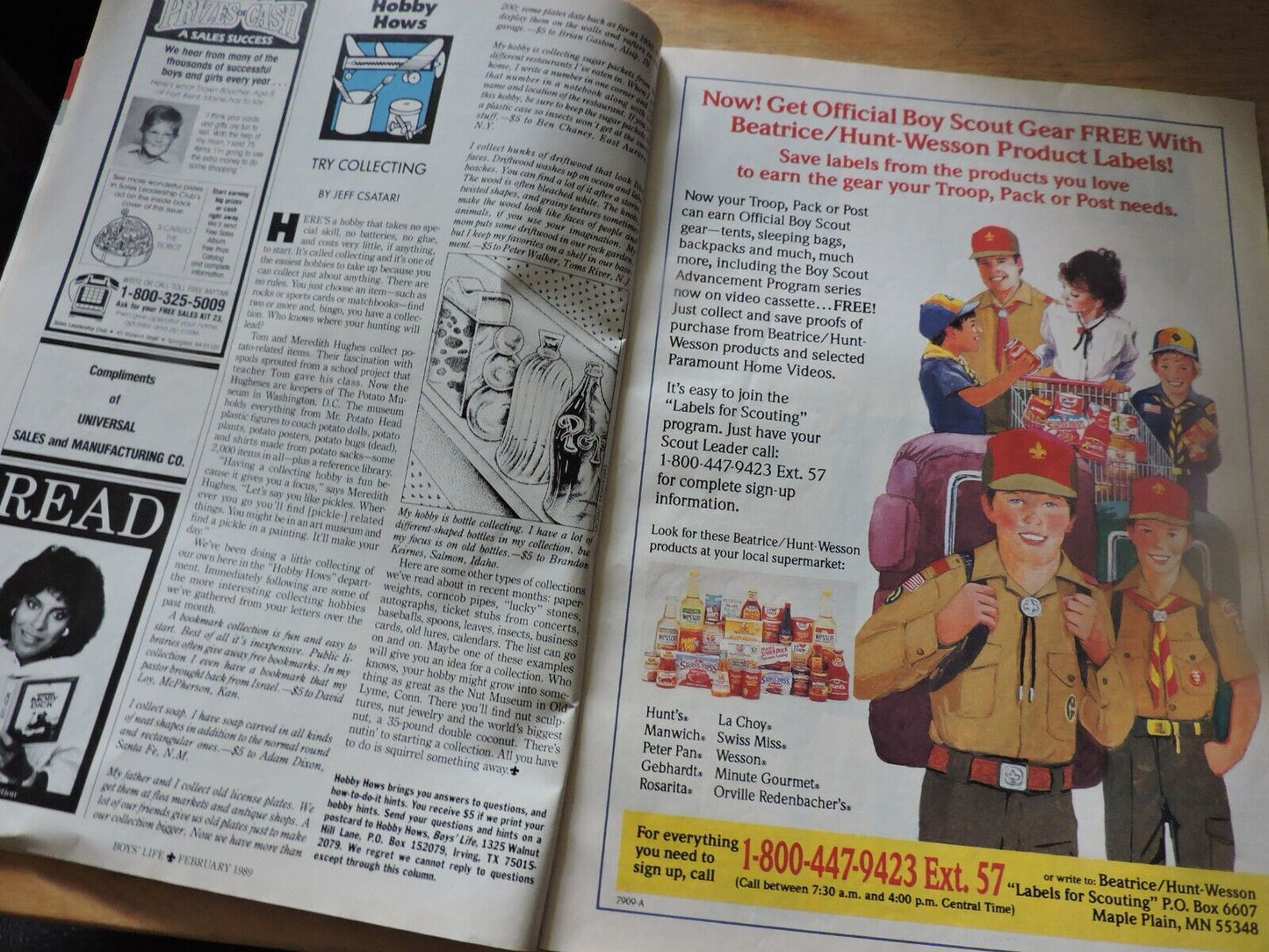 BOYS' LIFE MAGAZINE:  FEBRUARY 1989 BE PREPARED FOR A ROCKY MOUNTAIN WINTER