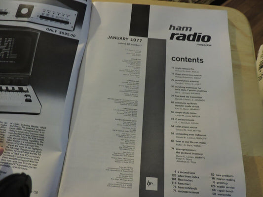 HAM RADIO MAGAZINE JANUARY 1977
