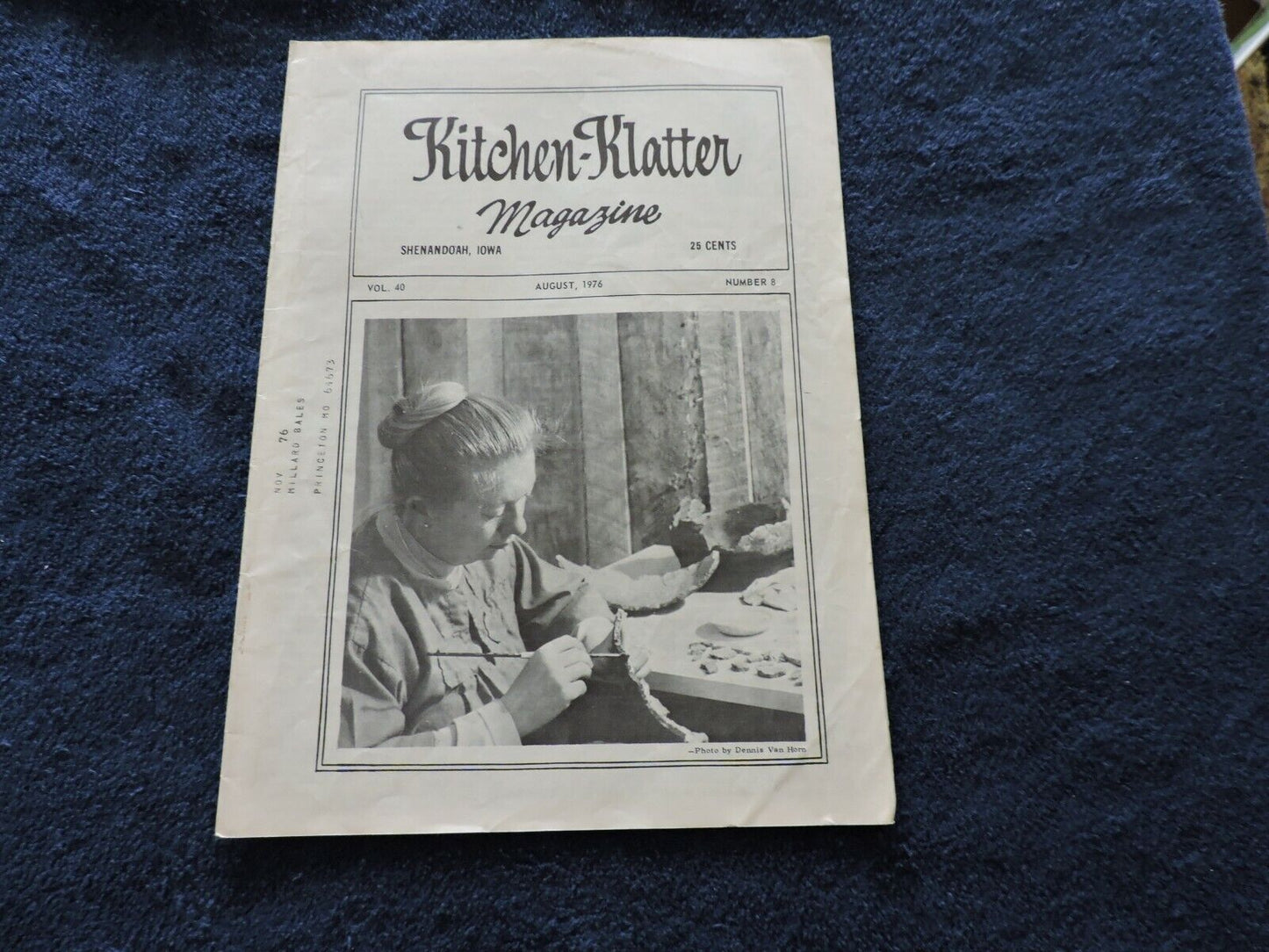 Kitchen-Klatter Magazine  Shenandoah  Iowa   August 1976