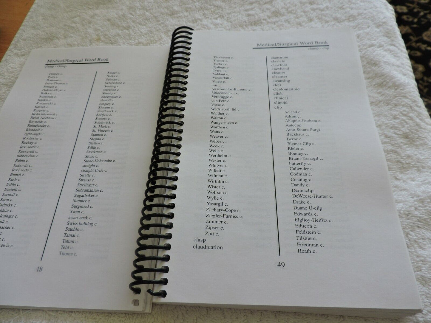 ANNOTATED MEDICAL SURGICAL WORD BOOK--2005--COMPILED BY ANDREA L. ANAYA, CMT