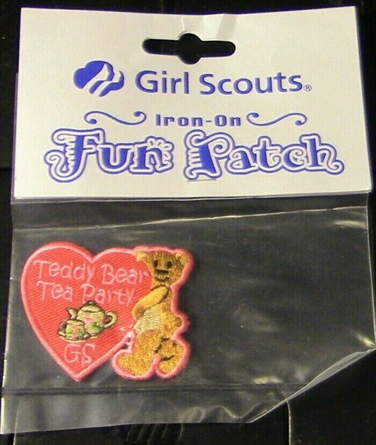 Official Girl Scouts: Girl Scout Iron On Fun Patch, Teddy Bear Tea Party