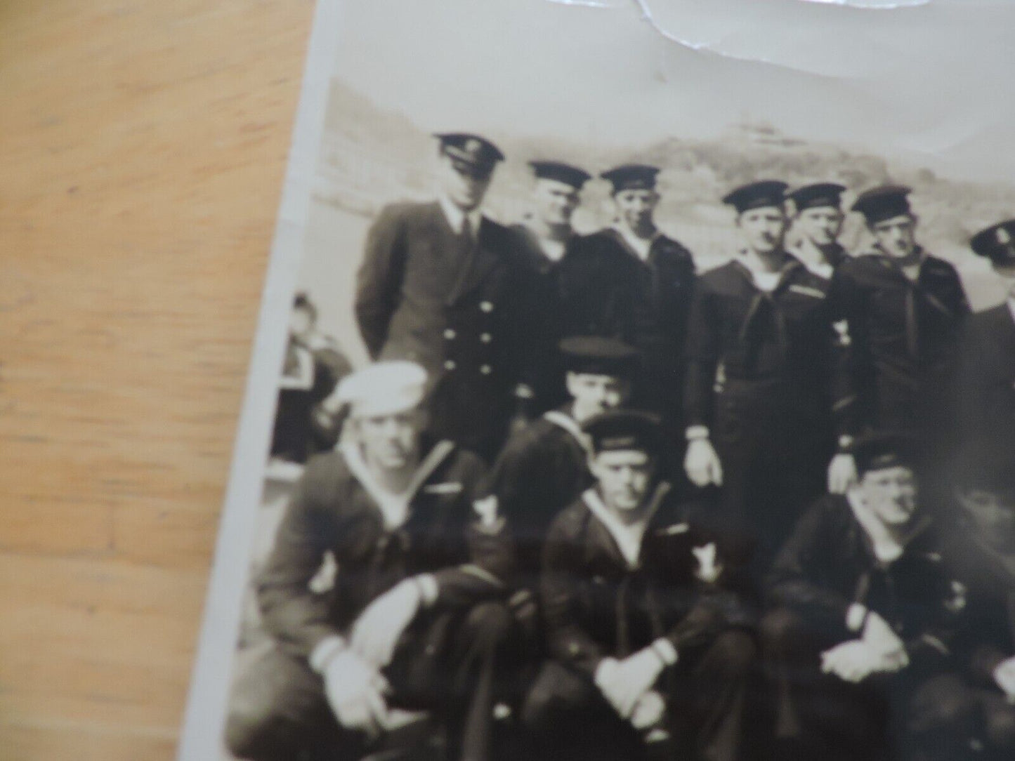 VINTAGE NAVAL CREW PICTURE 7X5.5 INCHES