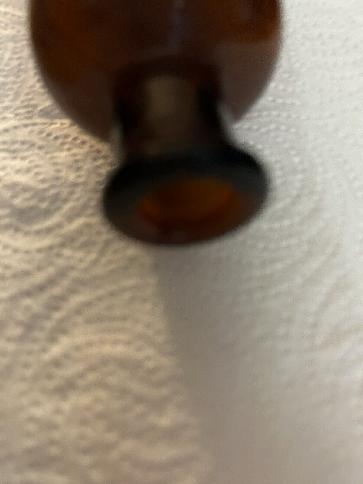 EMPTY BROWN GLASS MEDICINE BOTTLE 4.75X2 INCHES