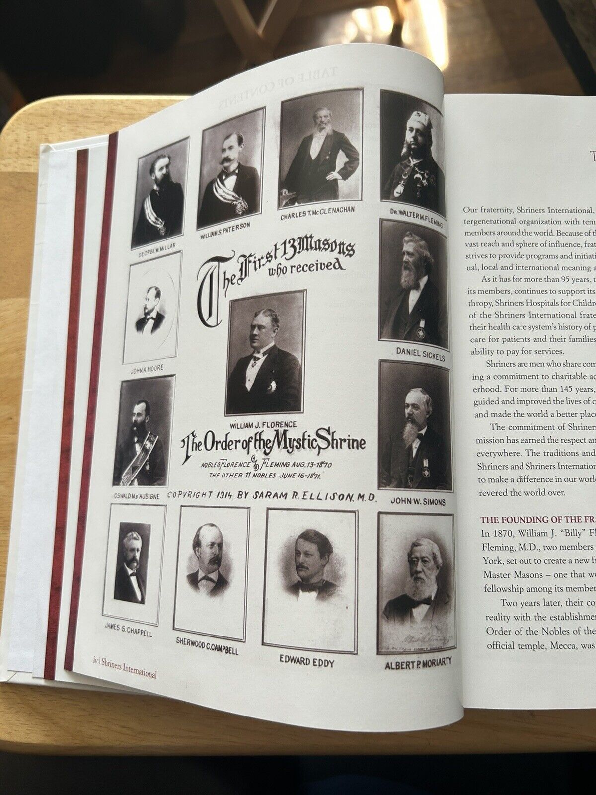 2018 Inaugural Edition Shriners International! Large Hardback Book!