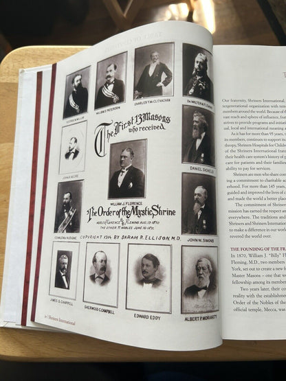 2018 Inaugural Edition Shriners International! Large Hardback Book!