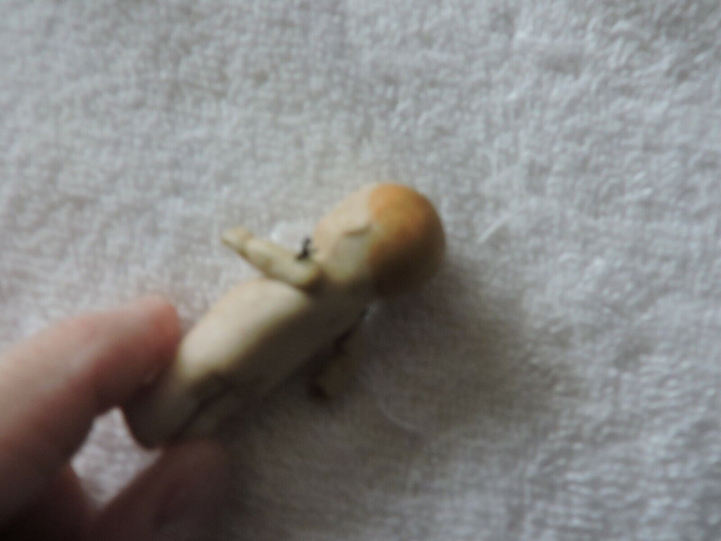 VINTAGE:  CERAMIC DOLL 2.25 INCHES TALL
