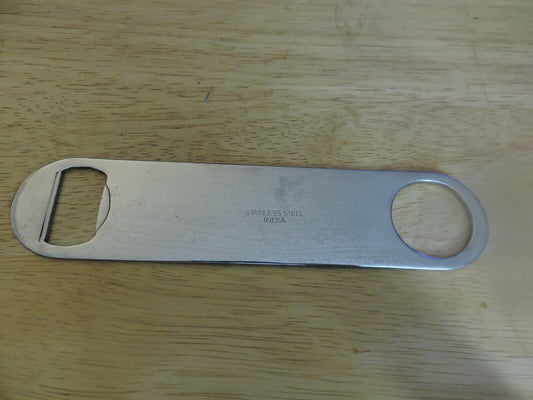STAINLESS STEEL BOTTLE OPENER 7X1.75 INCHES (UNBRANDED)