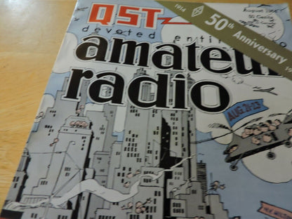 QST AMATEUR RADIO MAGAZINE  AUGUST 1964  50TH ANNIVERSARY
