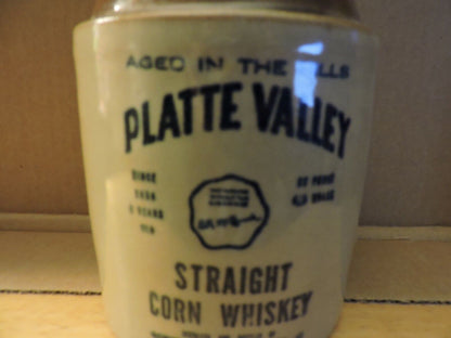 PLATTE VALLEY STRAIGHT CORN WHISKEY BOTTLE--McCORMICK DISTILLING CO. 750ML