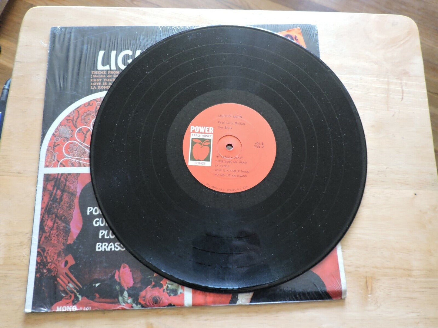 Lightly Latin Vinyl Album 33 1/3 RPM