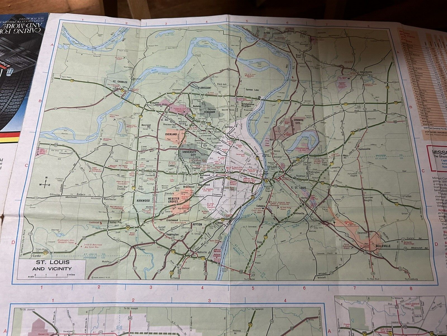 MISSOURI ROAD MAP--PHILLIPS 66 NO DATE