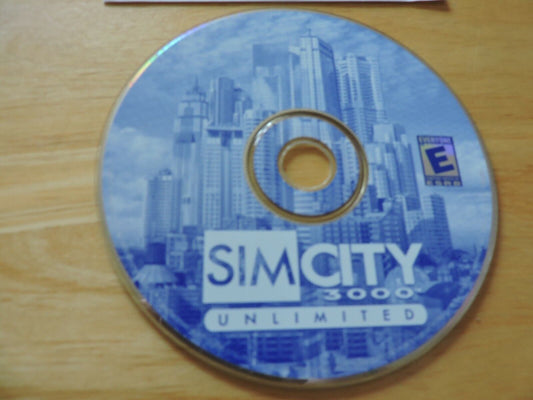 SIM CITY 3000 UNLIMITED COMPUTER GAME