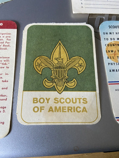 Official/Vintage BSA Membership Cards Set