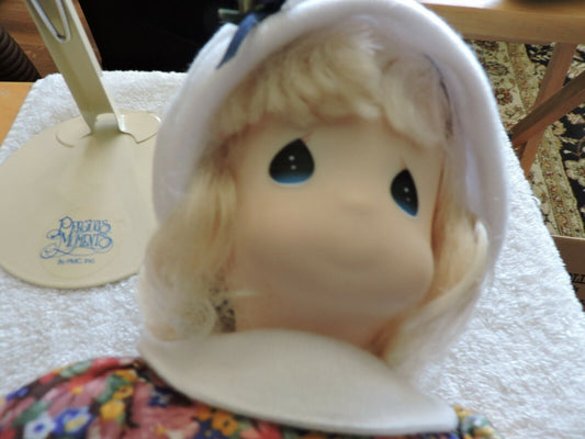 PRECIOUS MOMENTS DOLL/WITH STAND, 10 INCHES