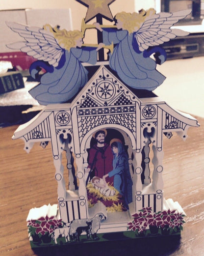 SHELIA'S TOWN SQUARE NATIVITY 1ST EDITION 1997 - SIGNED (OFC07L)