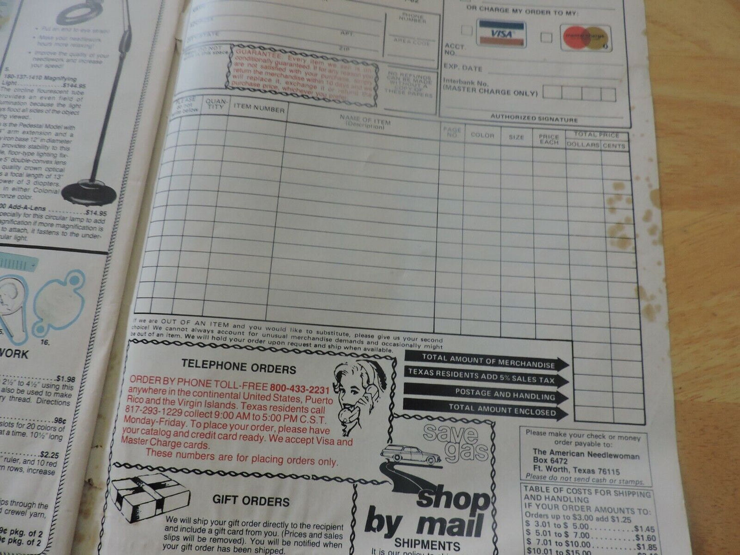 THE AMERICAN NEEDLEWOMEN CATALOG 116 1982