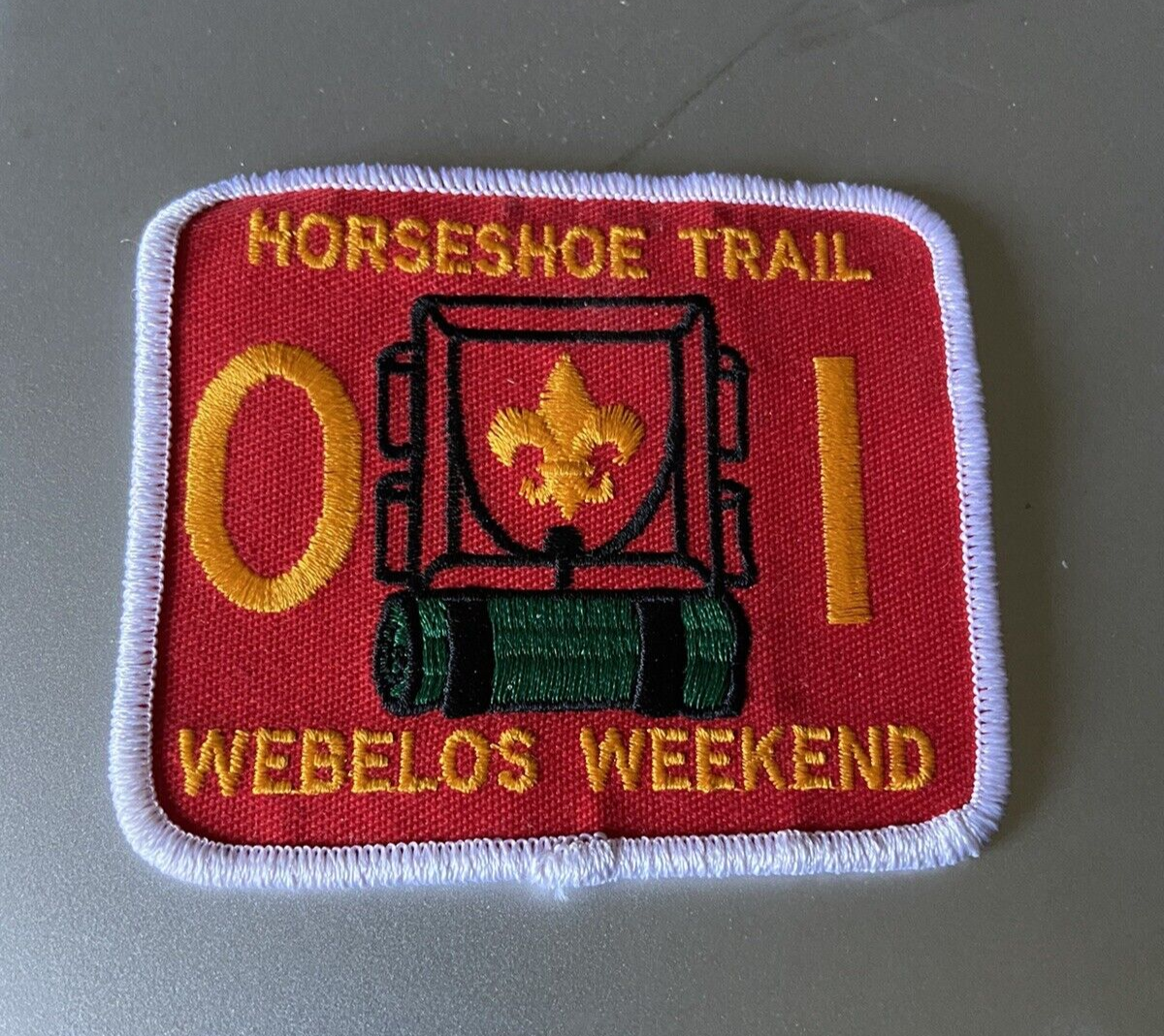 BSA, Cub Scout: Horseshoe Trail District 2001 Webelos Weekend Patch