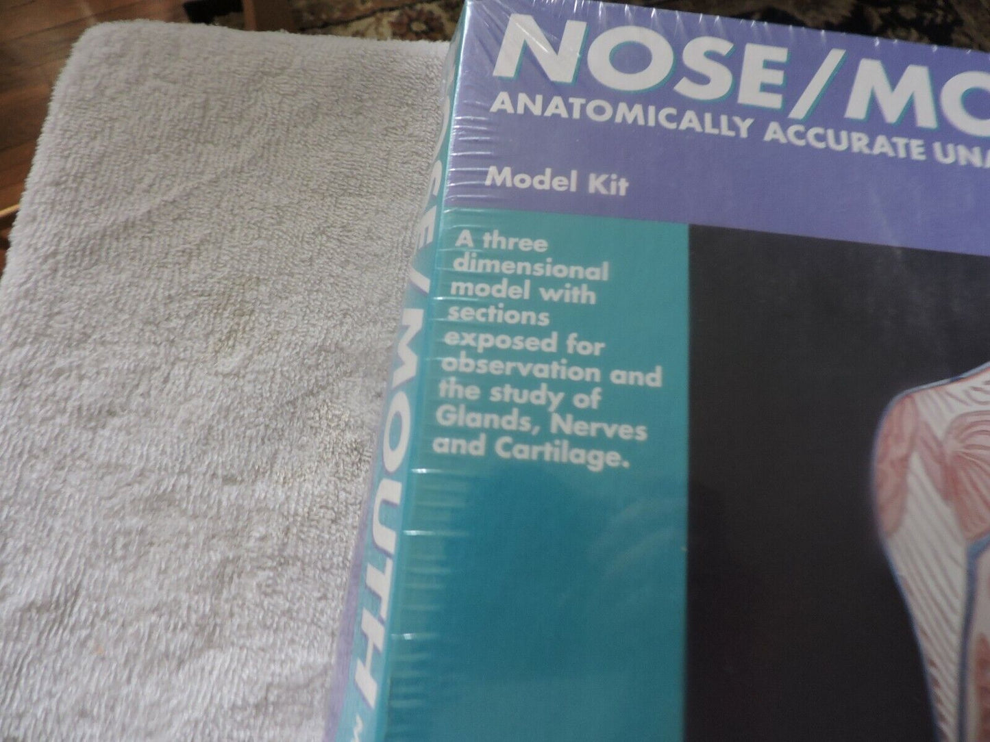 SKILCRAFT: NOSE/MOUTH ANATOMICALLY ACCURATE UNASSEMBLED  MODEL KIT-- NIB-- SKILL