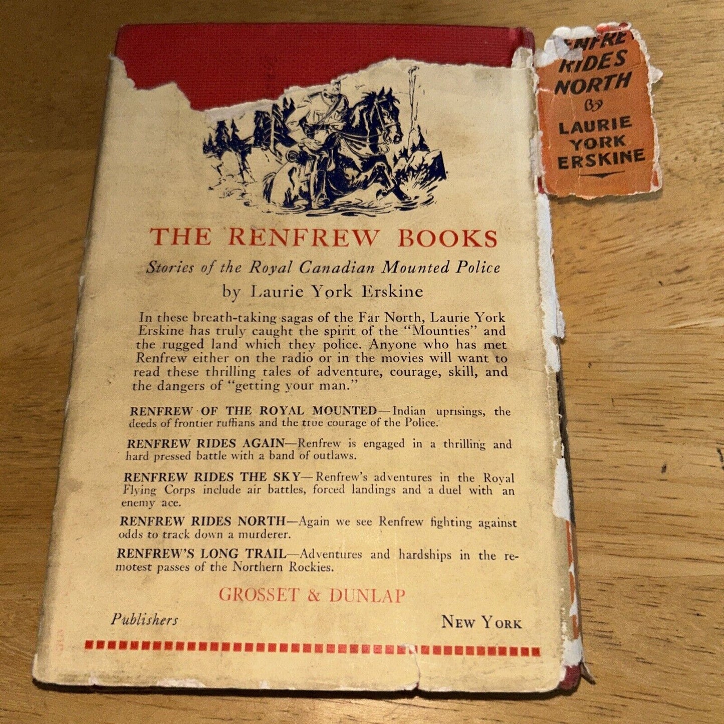 Renfrew Rides North by Laurie Erskine: Circa 1934