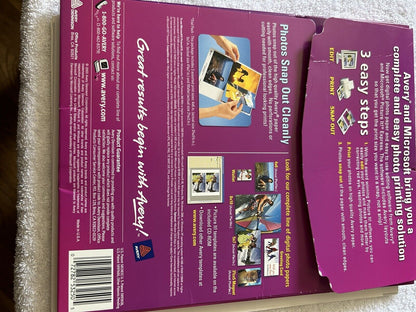 LOT OF PHOTO PAPER: CANNON & HP 15 SHEETS OF 4X6 " AND 15 SHEETS OF 5X7" SIZE