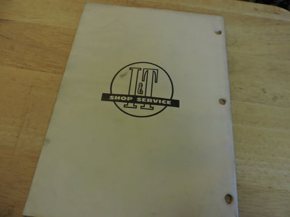 MASSEY-FERGUSON SHOP MANUAL: MODELS MF1150 MANUAL NO MF-30: 1974