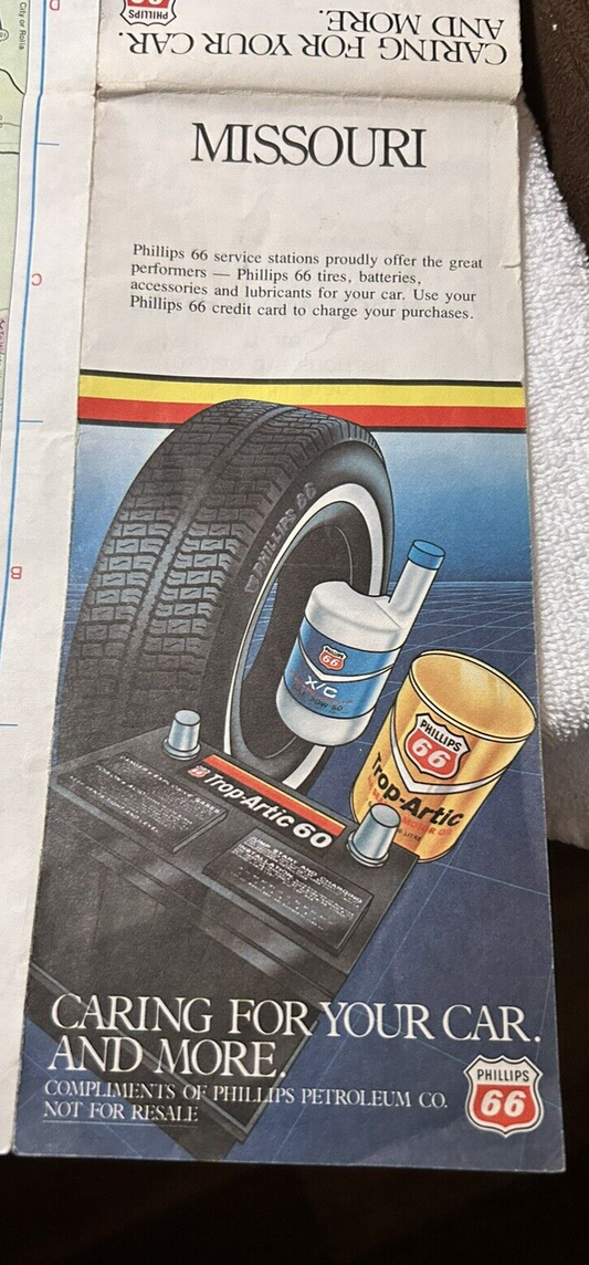 MISSOURI ROAD MAP--PHILLIPS 66 NO DATE