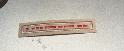 BSA:  "Ham Radio Operator (Morse Code) Tan Uniform Interpreter Strip (Brand New)
