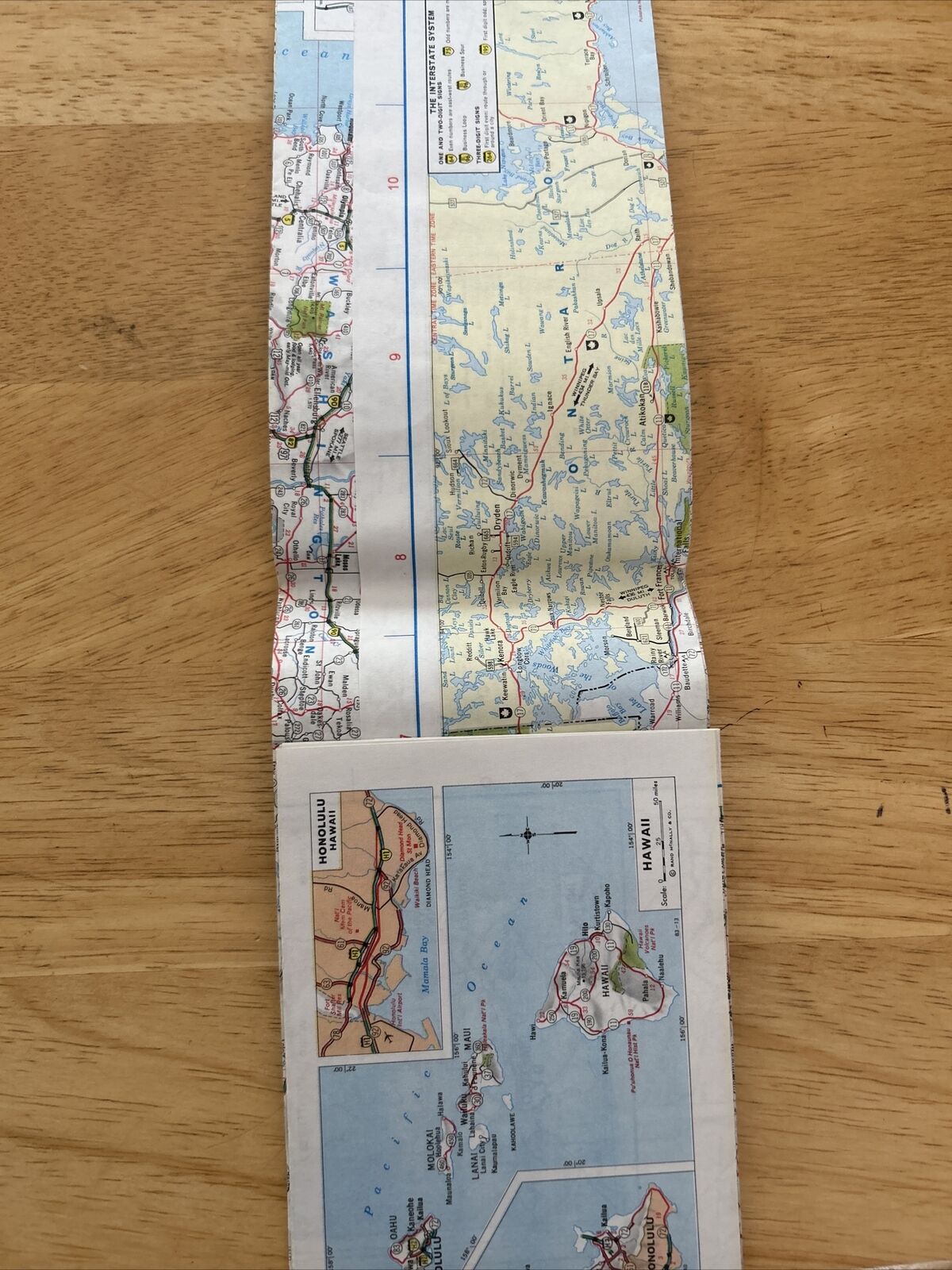 Rand McNall Central and Western United States Road Map