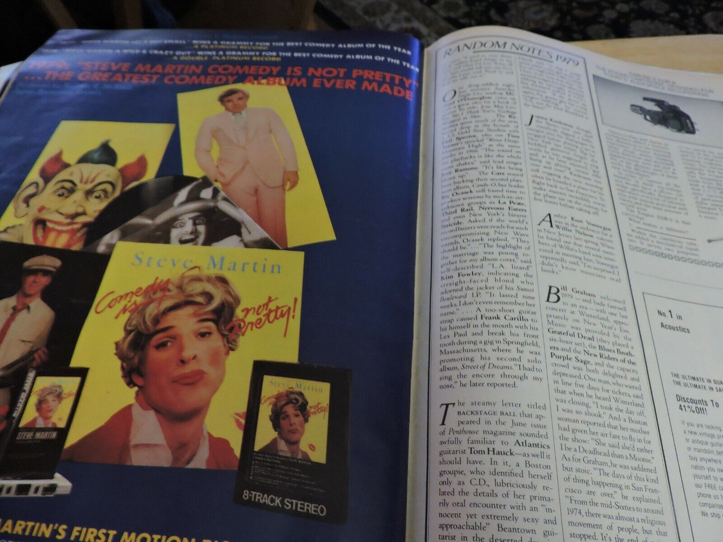 ROLLING STONE MAGAZINE: THE YEAR IN MUSIC &ENTERTAINMENT PICTORIAL ESSAY 1979